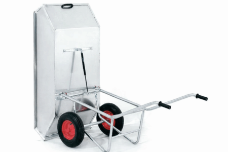 Kiepwagen; gegalvaniseerd, 450 liter