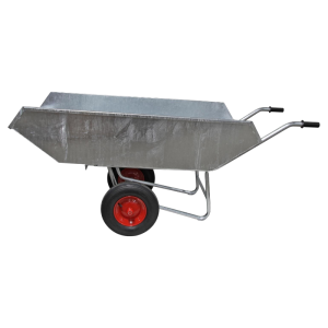 Mestwagen vast model gegalvaniseerd 450 liter