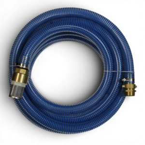 Zuigslang set blauw 8 mtr. slang / korf / koppeling