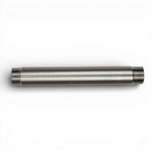 Inox aansluitbuis 1/2″ 10 cm bu/bu