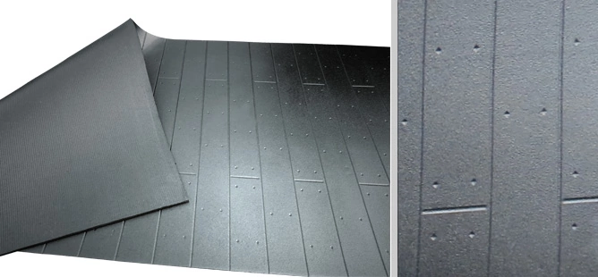 rubber matten stal