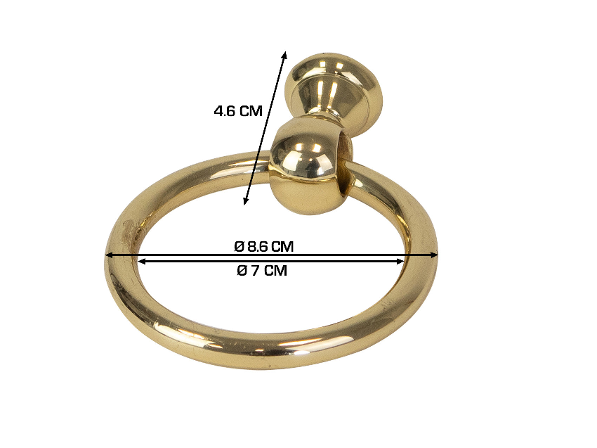 Kingly aanbindring; messing