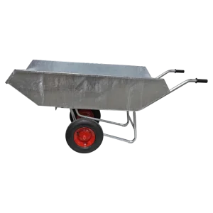Mestwagen vast model gegalvaniseerd 450 liter