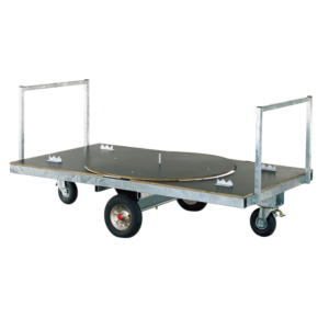 Combi Jumbo platte wagen met draaischijf, 140×250 cm