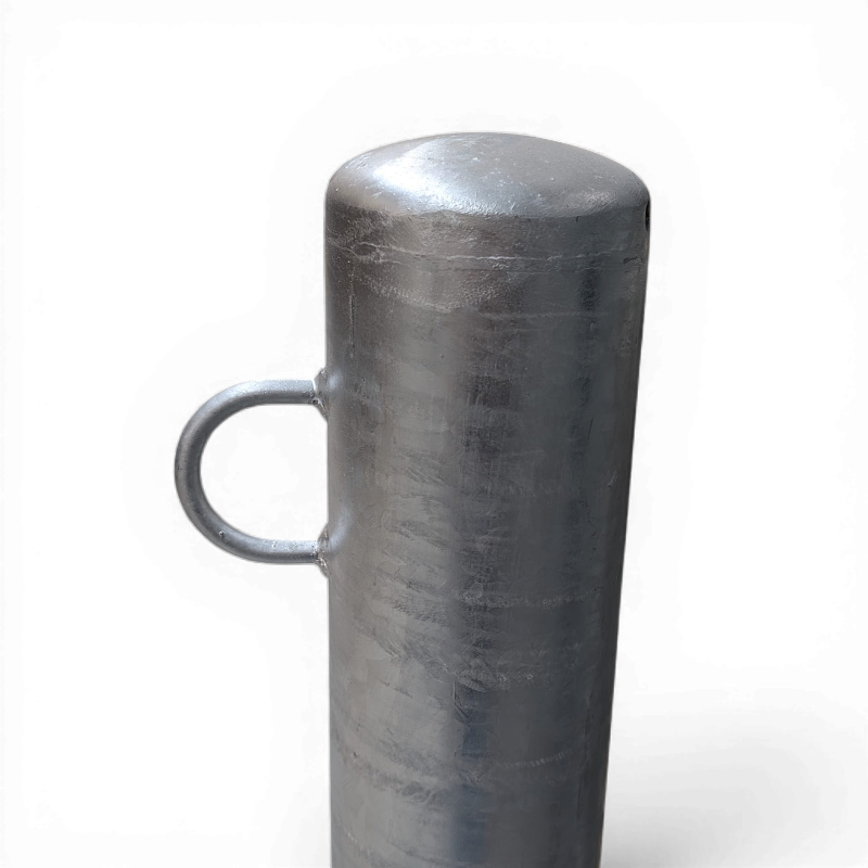 Wasplaatspaal gegalvaniseerd Ø127mm/150cm - Afbeelding 2