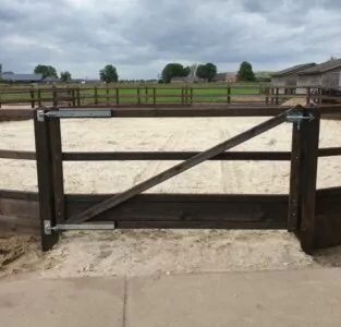 maatwerk poort longeer cirkel