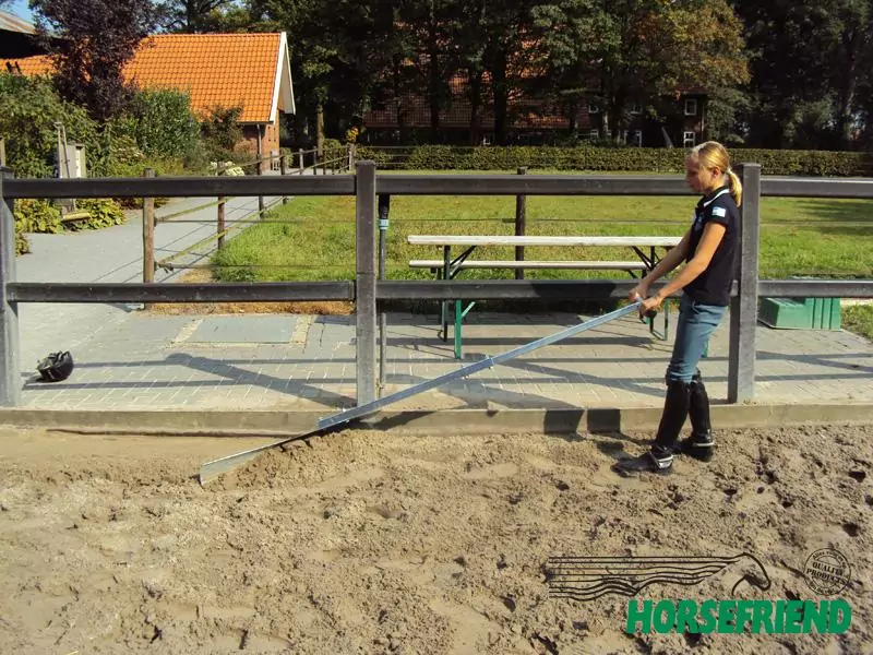 Hoefslag keerplaat; handmatig