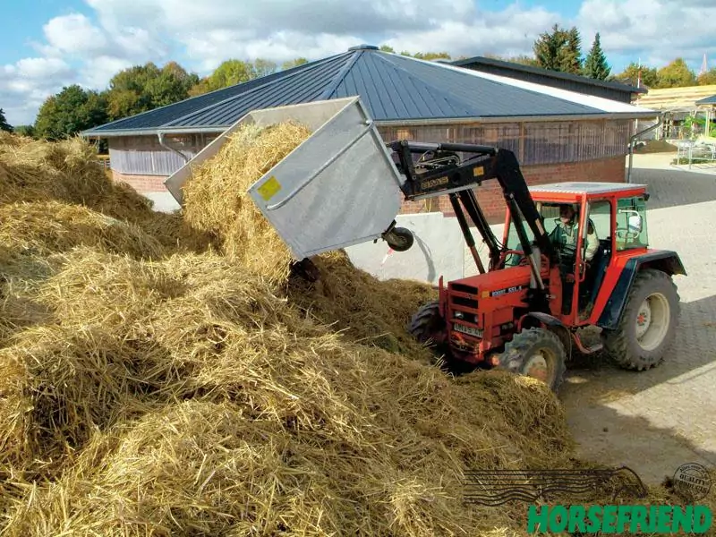 Transportcombi voor tractor met frontlader