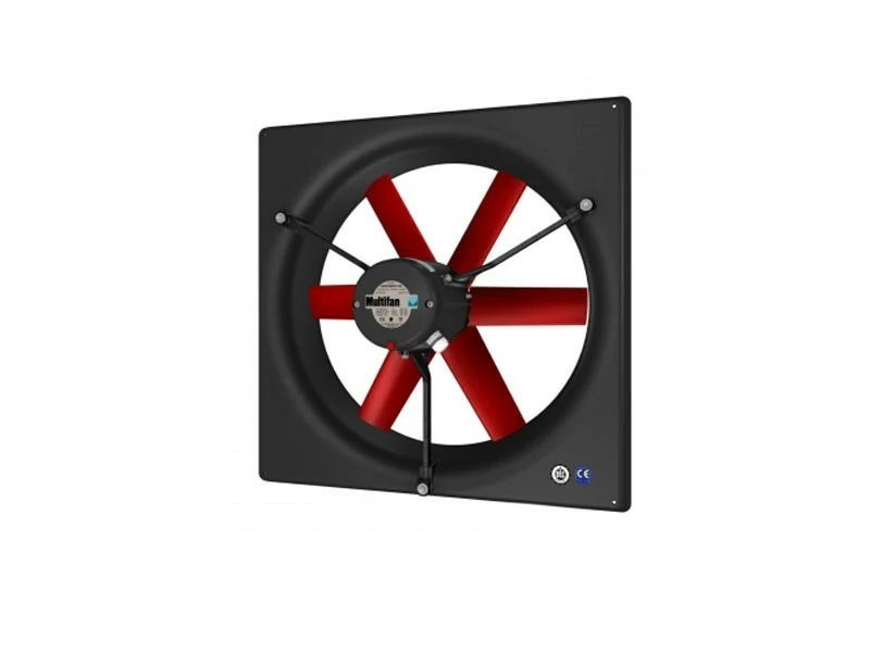 Wandinbouw ventilator; 4E40Q incl.rooster