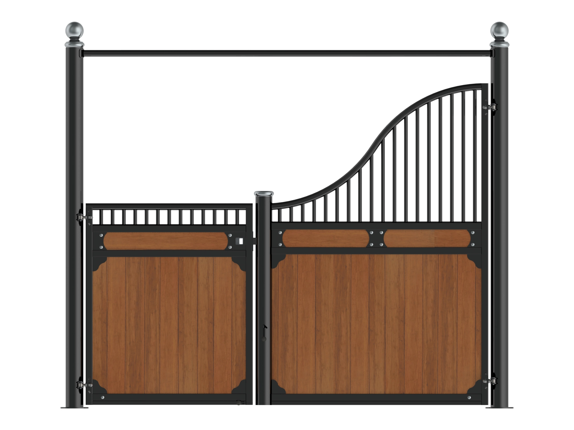 Paardenbox voorwand