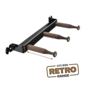 Kapstok Retro Stubbs 3 haken met legplank