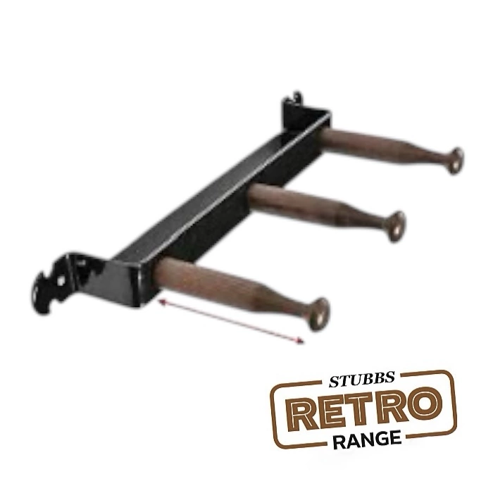 Kapstok Retro Stubbs 3 haken met legplank