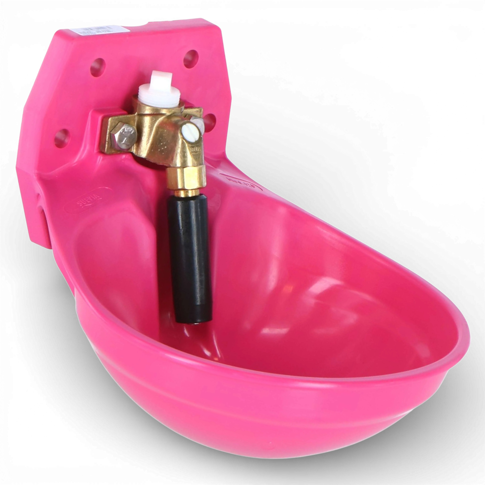 Drinkbak model 12 P messing 3/4" Roze