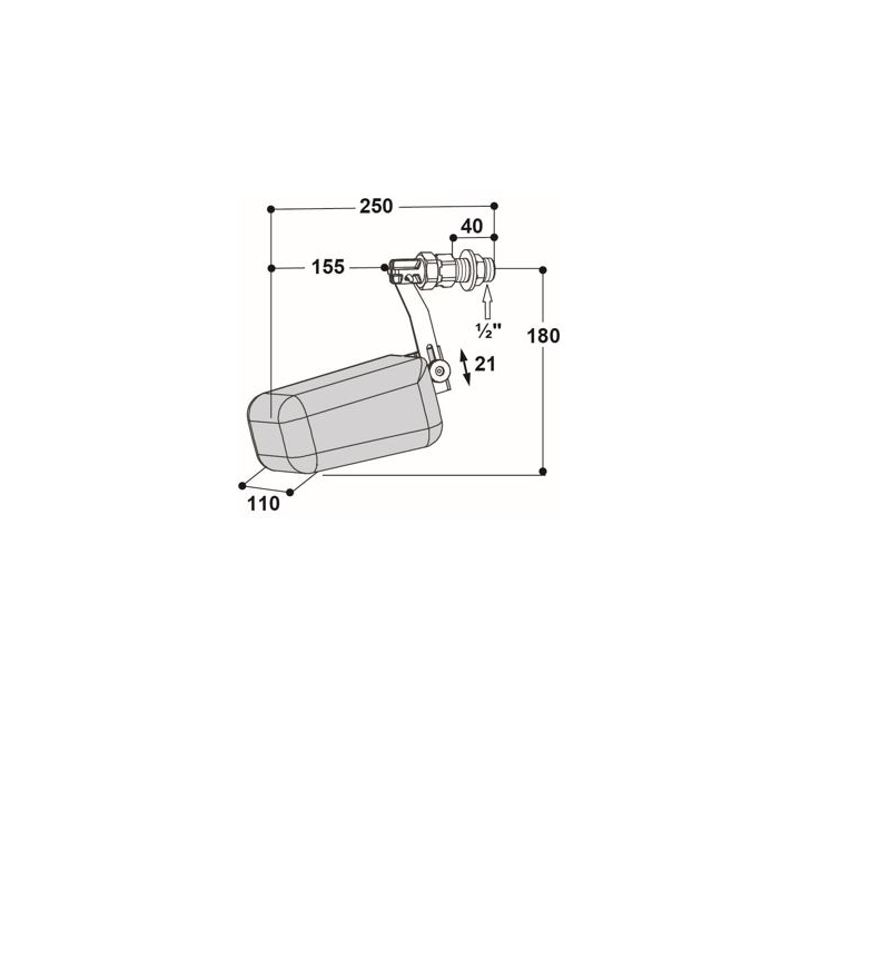 Vlotter model 800 EASYFLOW - Afbeelding 2