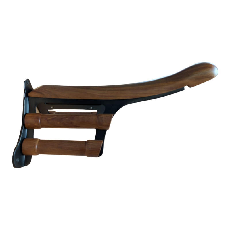 Luxe zadeldrager hout met zwart