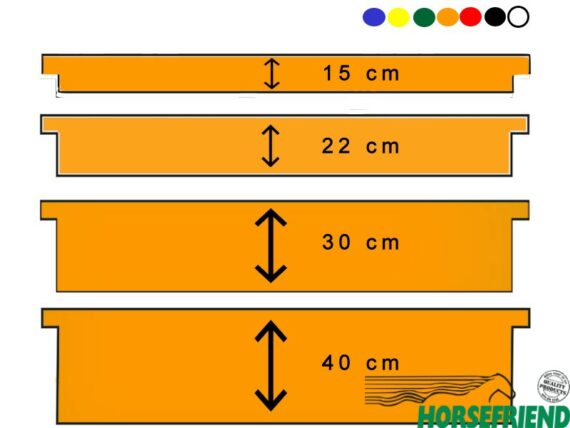 Hangplank verschillende breedtes en kleuren
